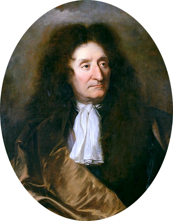 Portrait de Jean de La Fontaine (1621-1695), poète - Hyacinthe Rigaud