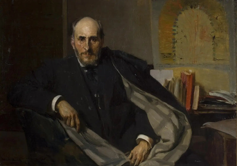 Santiago Ramón y Cajal Portresi - Joaquín Sorolla