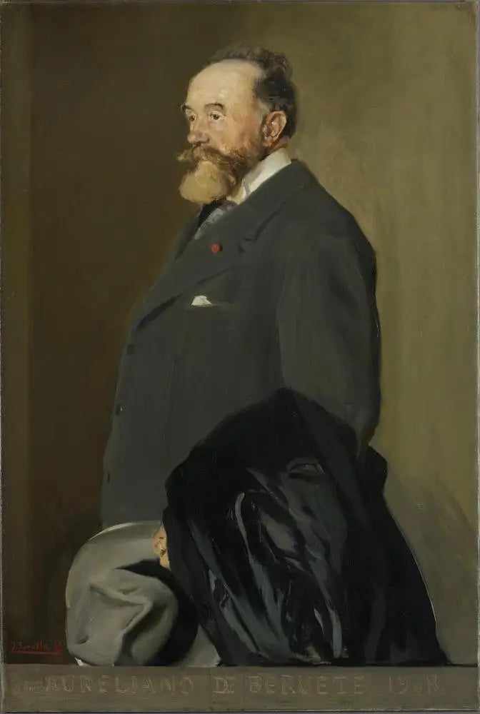 Reproduction du tableau « Aureliano de Beruete - Joaquín Sorolla » par Alpha Reproduction en peinture à l’huile