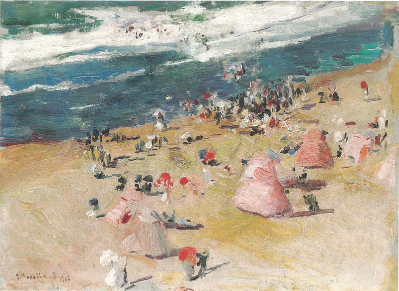 Biarritz Plajı'nda - Joaquín Sorolla