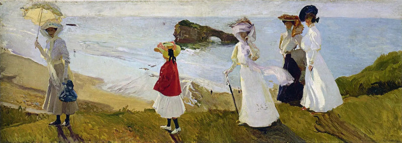 Biarritz Feneri Yürüyüşü - Joaquín Sorolla
