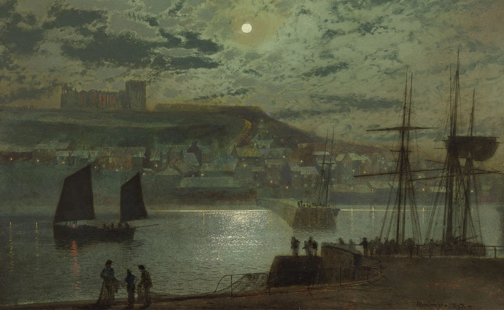 Port de Whitby - John Atkinson Grimshaw - Alpha Reproduction