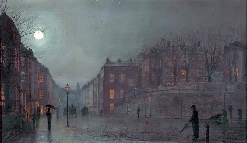 Londra Hampstead Manzarası - John Atkinson Grimshaw