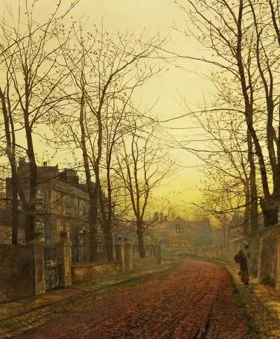 Sonbahar Bir Aşk Hikayesi - John Atkinson Grimshaw