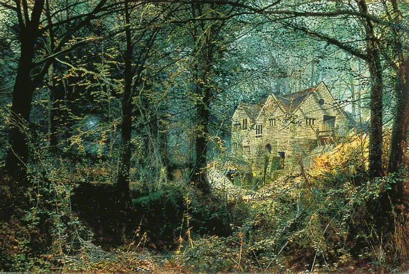 Sonbahar Zaferi: Eski değirmen - John Atkinson Grimshaw