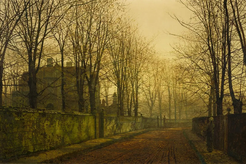 Sonbaharın altın sislerinde - John Atkinson Grimshaw