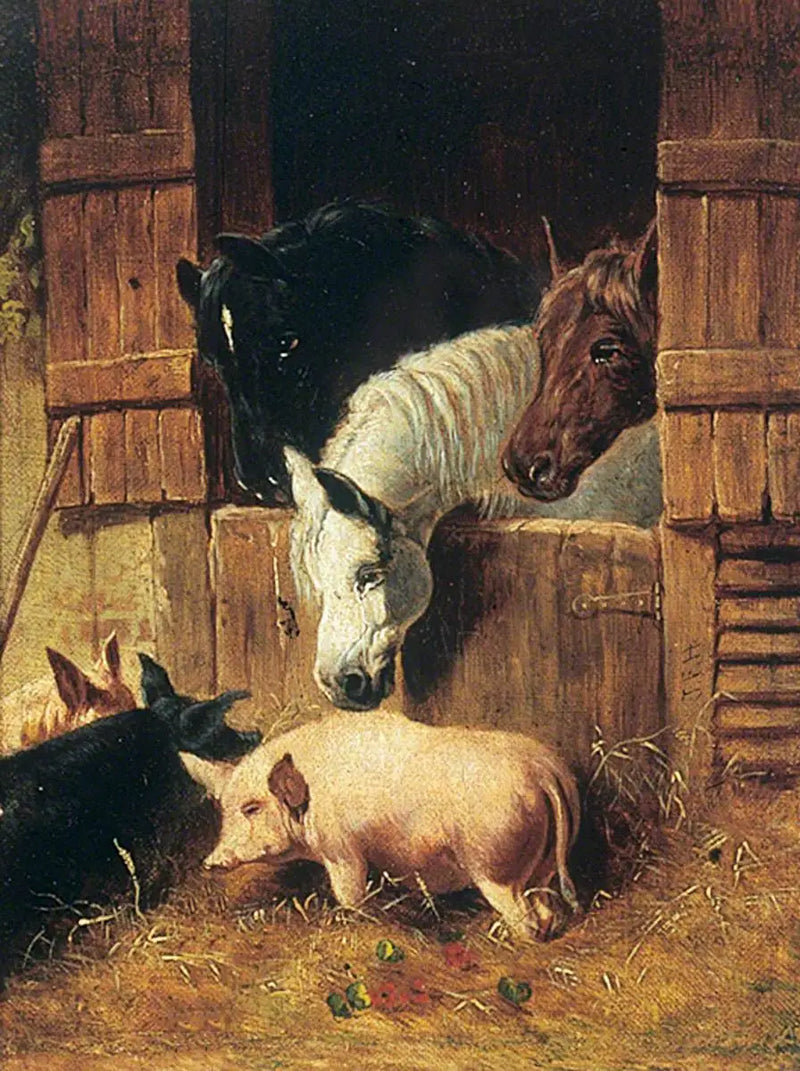 Çiftlik Sahnesi - John Frederick Herring, Sr.