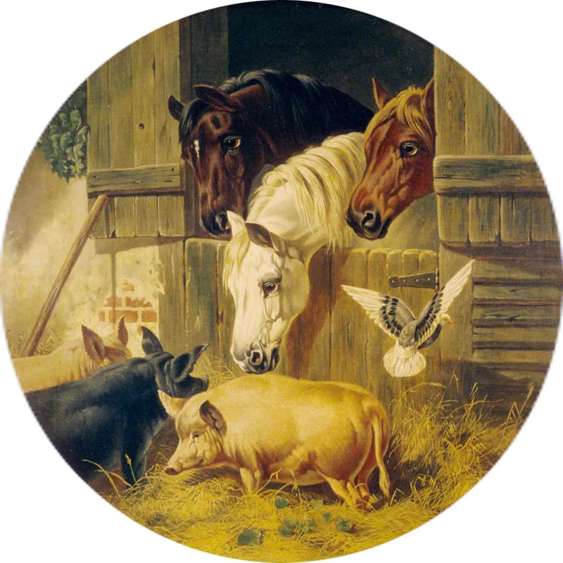 Ahır Kapısı - John Frederick Herring, Sr.