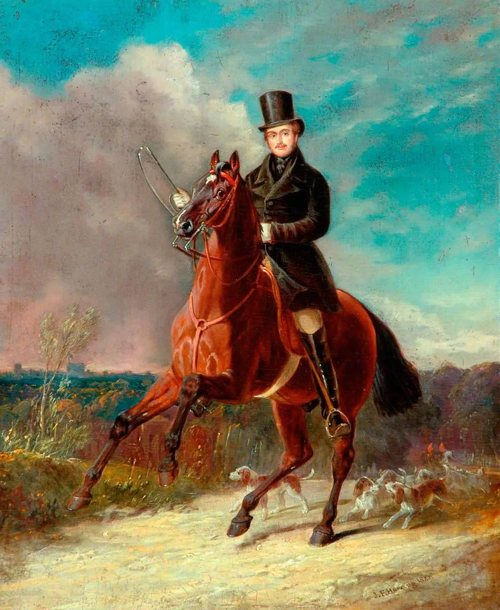 Le Prince Consort à cheval - John Frederick Herring Sr. - Alpha Reproduction