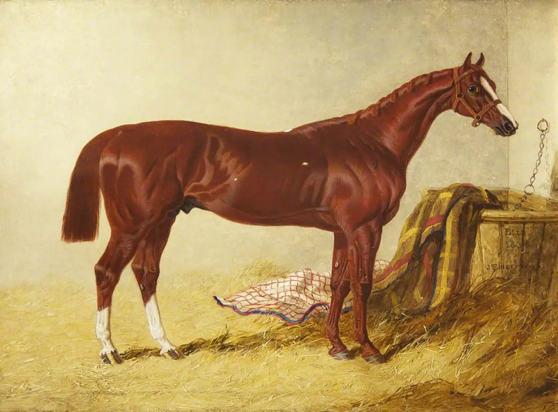 Elis, St Leger Stakes kazananı, 1836, ayrı bir ahırda - John Frederick Herring, Sr.