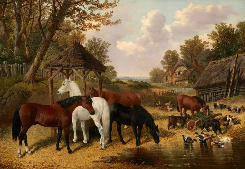 Çiftlik Avlusu - John Frederick Herring, Sr.
