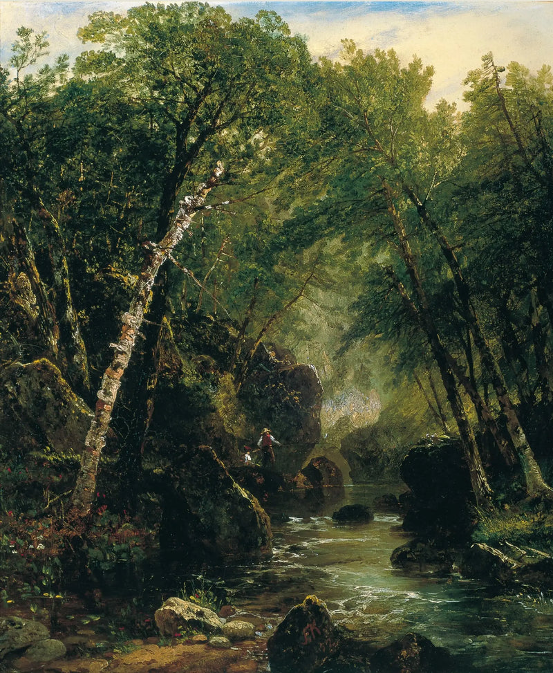 Alabalıkçı - John Frederick Kensett