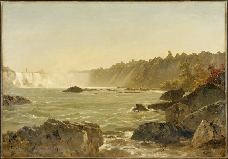 Niagara Şelaleleri Manzarası - John Frederick Kensett