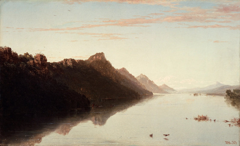 Yukarı Mississippi Manzarası - John Frederick Kensett