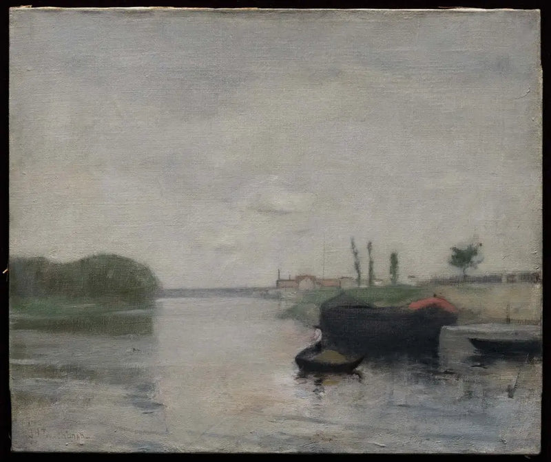 Kanal Sahnesi - John Henry Twachtman
