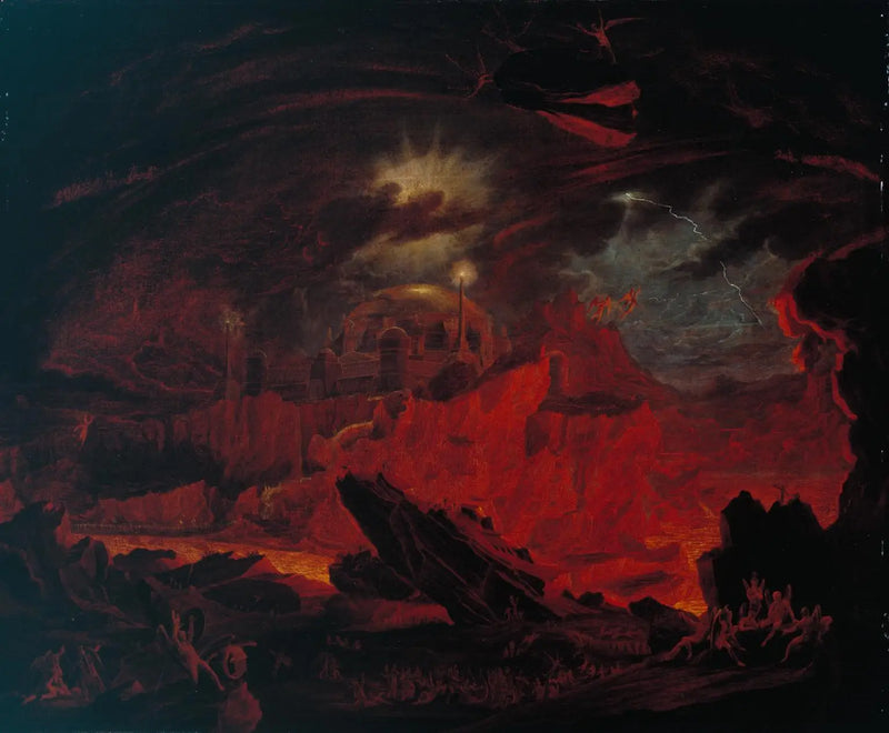 Cehennemdeki Düşmüş Melekler - John Martin
