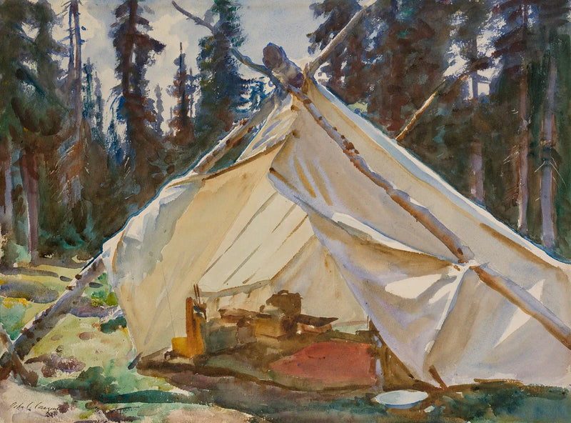 Rocky Dağları'nda Bir Çadır - John Singer Sargent