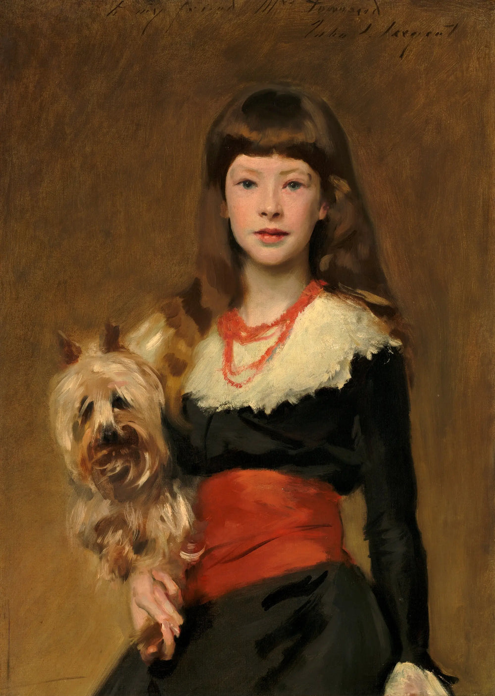 Reproduction du tableau « Mademoiselle Béatrice Townsend - John Singer Sargent » par Alpha Reproduction en peinture à l’huile