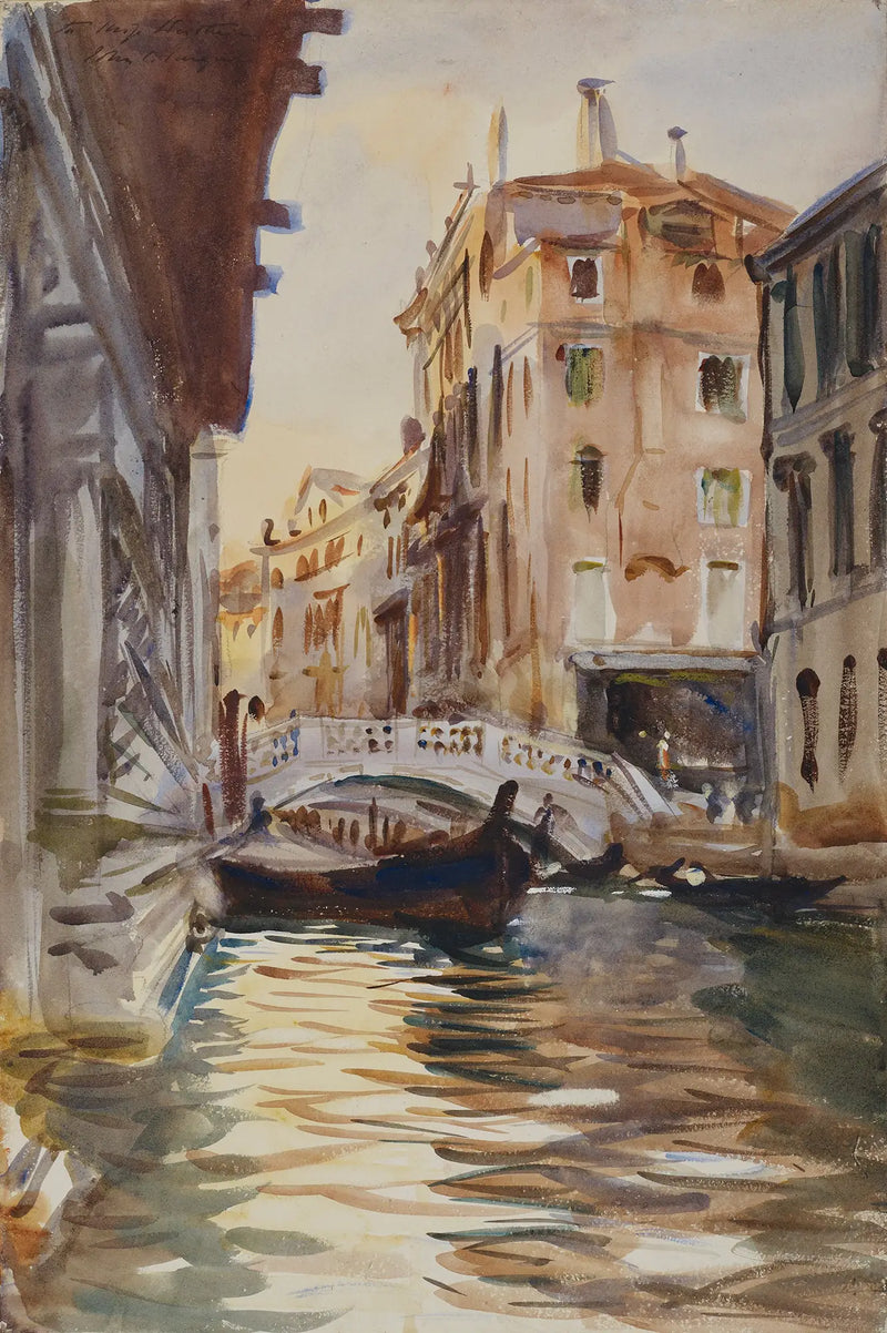 Canonica Köprüsü - John Singer Sargent
