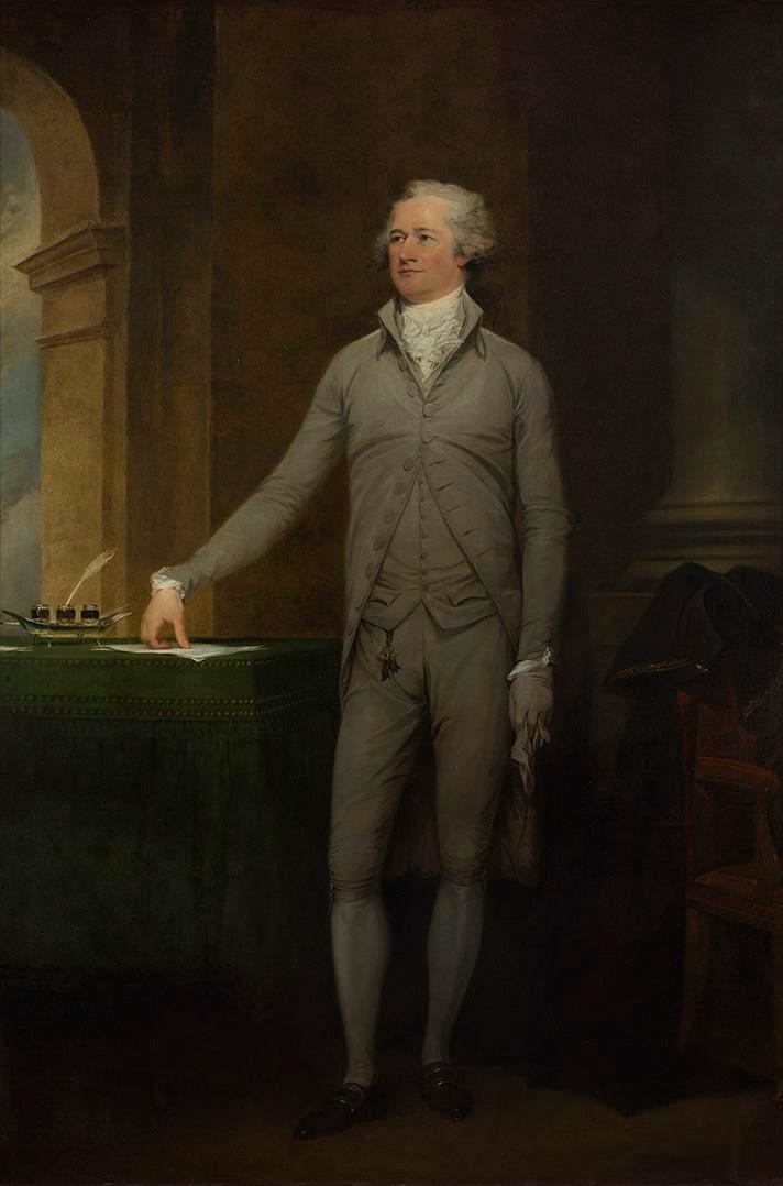 Portrait d'Alexander Hamilton - John Trumbull