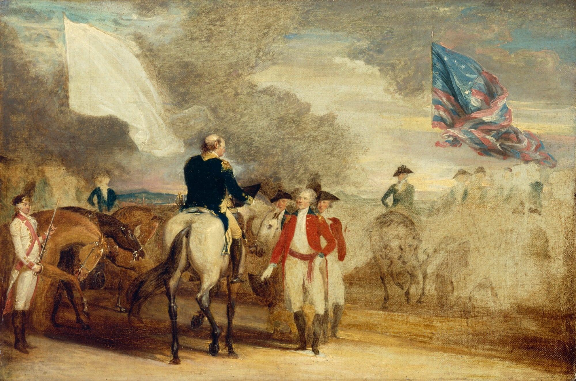 Reddition de Cornwallis à Yorktown - John Trumbull