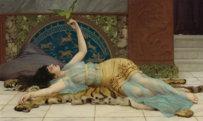 Mavi Kız - John William Godward