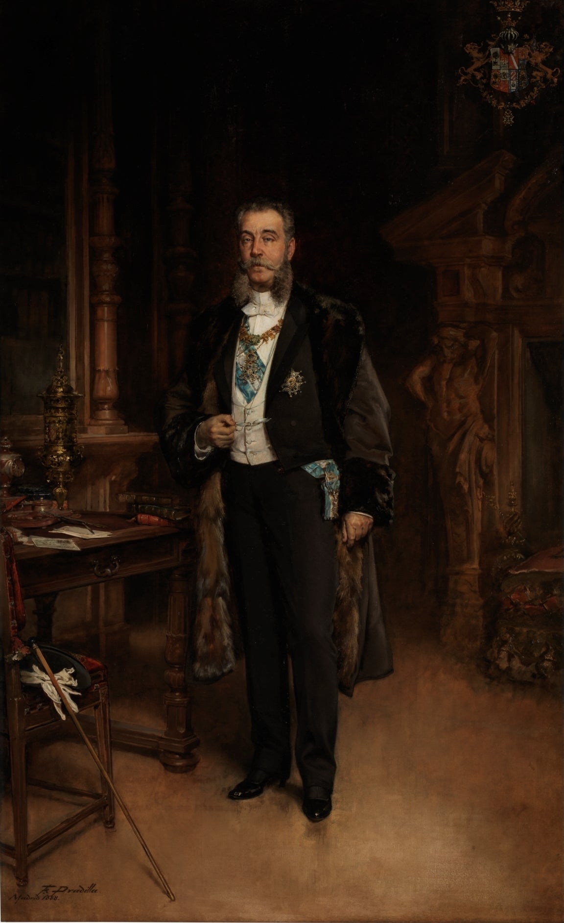 José María de Murga y Reolid, I marqués de Linares - Francisco Pradilla y Ortiz