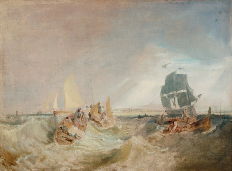 Thames Nehri'nin Ağzında Nakliye - J. M. W. Turner