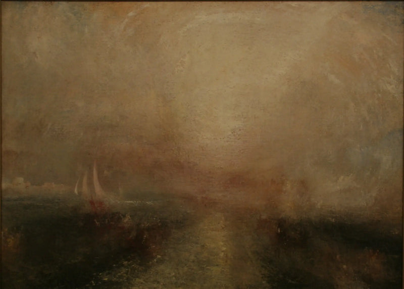 Kıyıya yaklaşan yat - J. M. W. Turner