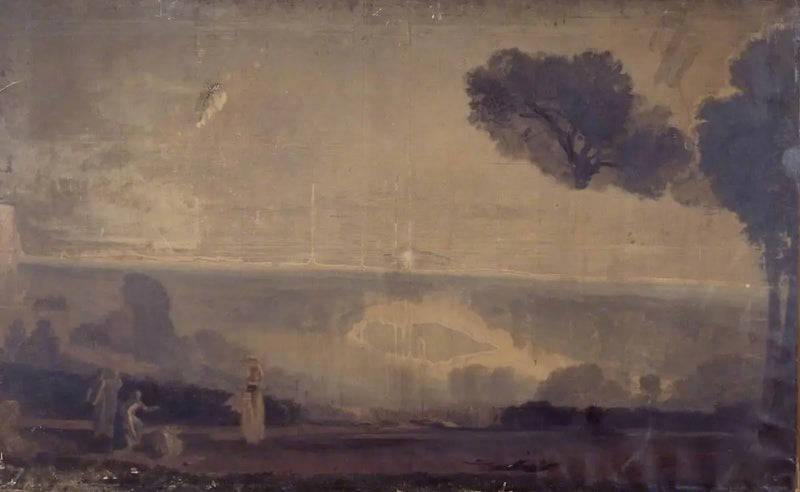 Mısır Taşıyan Kızlarla Richmond Hill - J. M. W. Turner