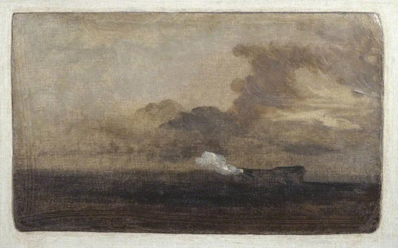 Yanıcı Hulk ile Deniz Manzarası - J. M. W. Turner