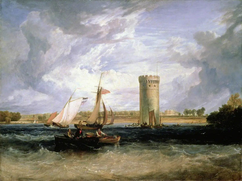Tabley, Cheshire, Sir J. F. Leicester, Bt'nin Yeri: Rüzgarlı Gün - J. M. W. Turner