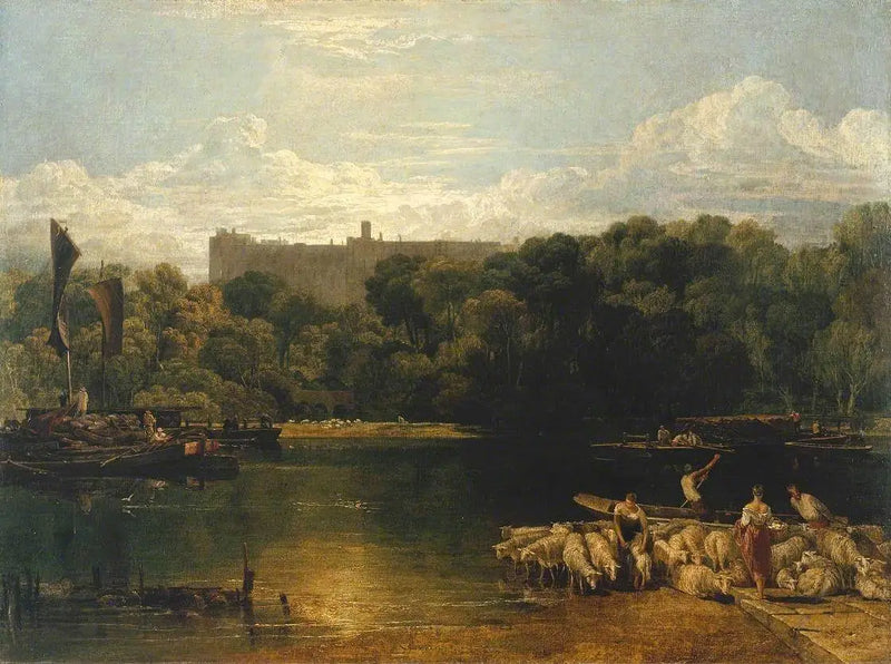 Thames Nehri'nden Windsor Kalesi - J. M. W. Turner