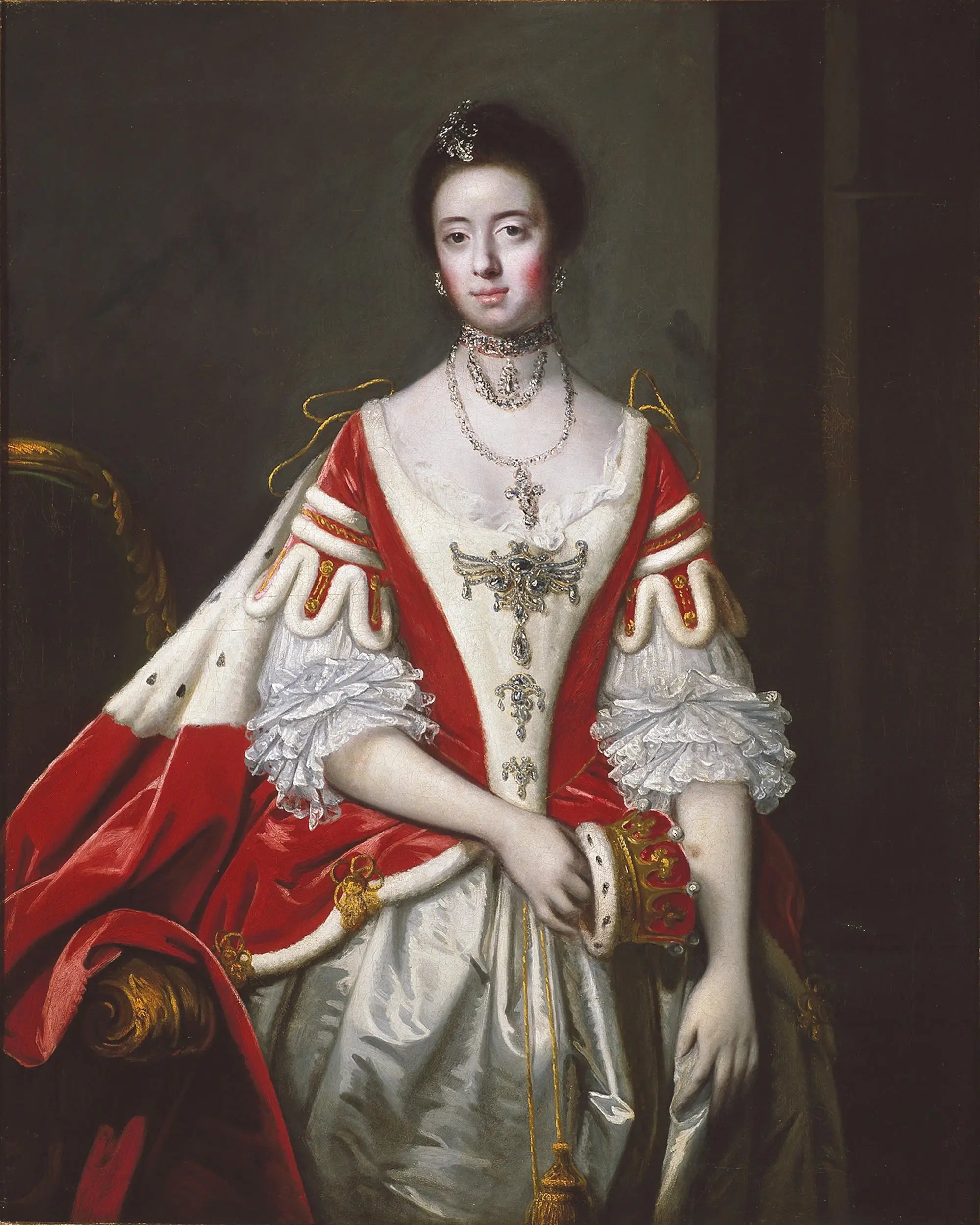 Frances comtesse de Dartmouth - Joshua Reynolds - Alpha Reproduction