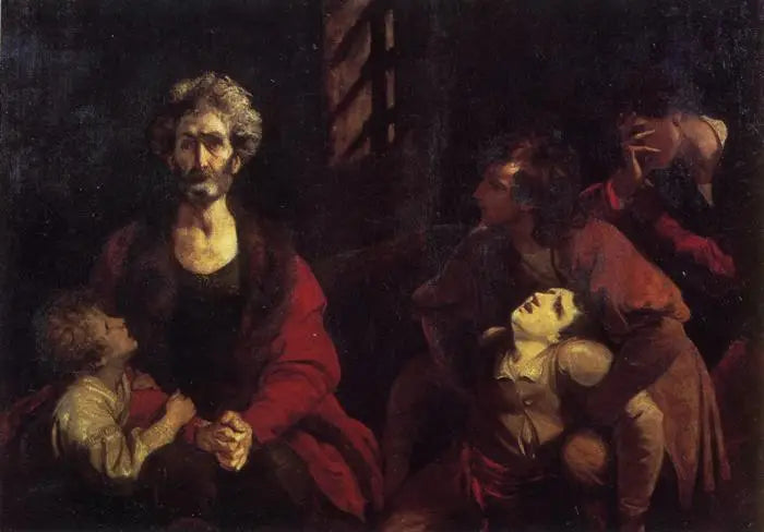 Le comte Ugolin et ses enfants dans le cachot - Joshua Reynolds - Alpha Reproduction