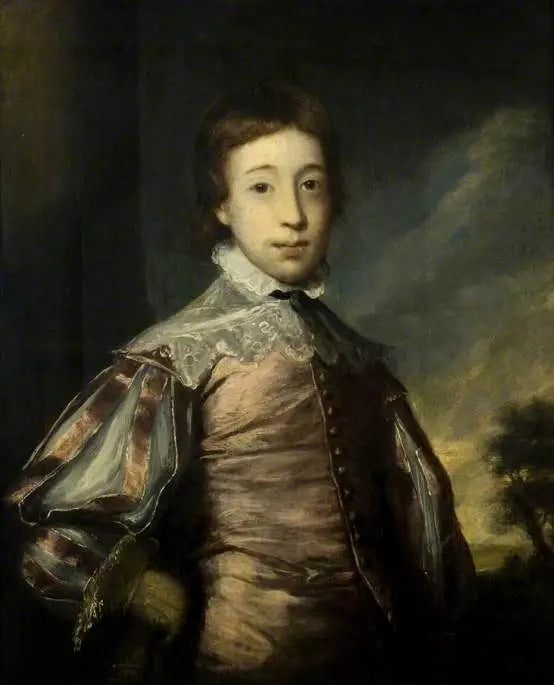 Van Dyck elbisesi giymiş bir çocuk - Joshua Reynolds