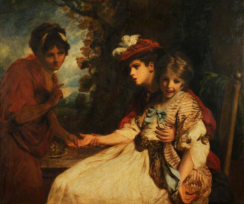 Une diseuse de bonne aventure - Joshua Reynolds