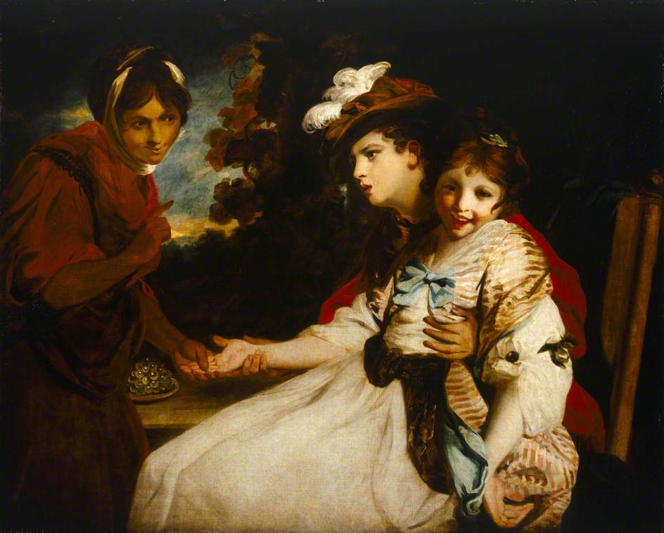 Une diseuse de bonne aventure - Joshua Reynolds