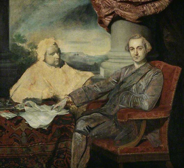 Lord Rockingham et Edmund Burke - Joshua Reynolds