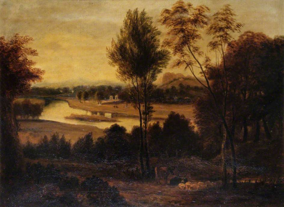 Vue depuis Wick House, Richmond, Surrey - Joshua Reynolds