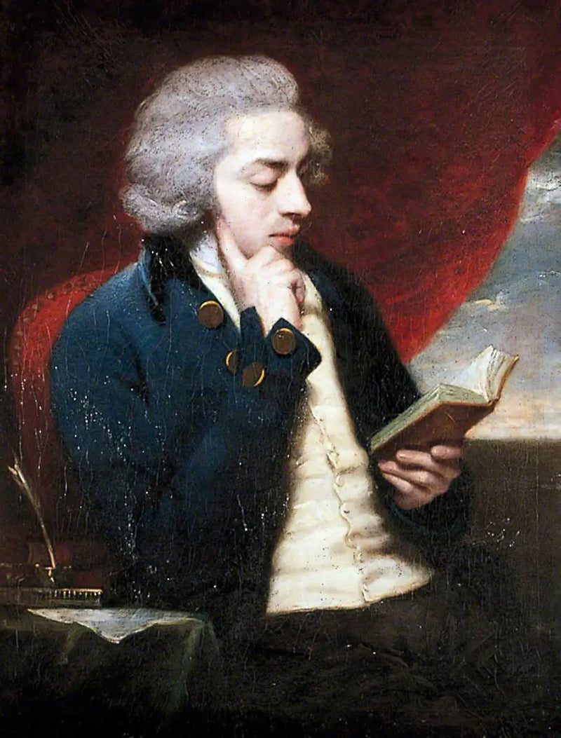 Genç bir beyefendinin okurken portresi (belki William Beckford) - Joshua Reynolds