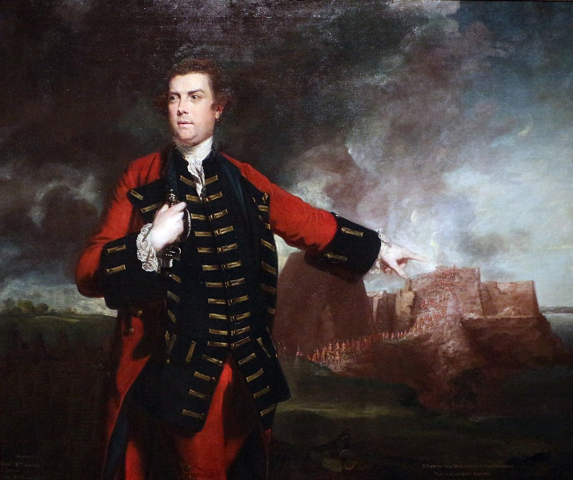 Général William Keppel, à l'assaut du château de Morro - Joshua Reynolds