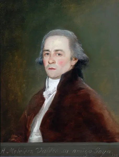 Reproduction du tableau « Juan Antonio Melendez Valdés - Francisco de Goya » par Alpha Reproduction en peinture à l’huile