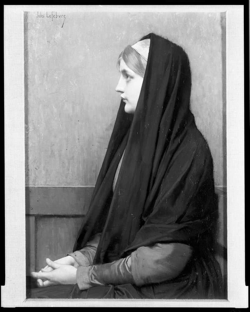 Femme assise - Jules Lefebvre