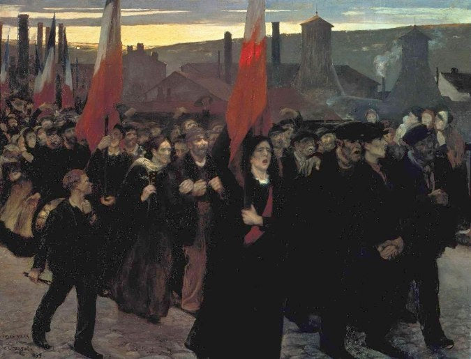 La Grève au Creusot - Jules Adler