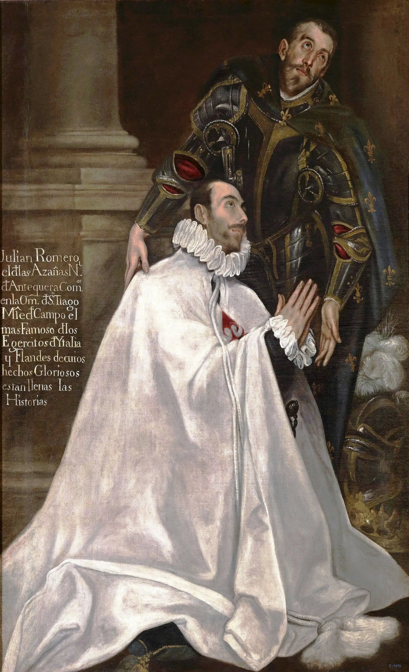 Julián Romero ve oğlu Saint Patron - El Greco
