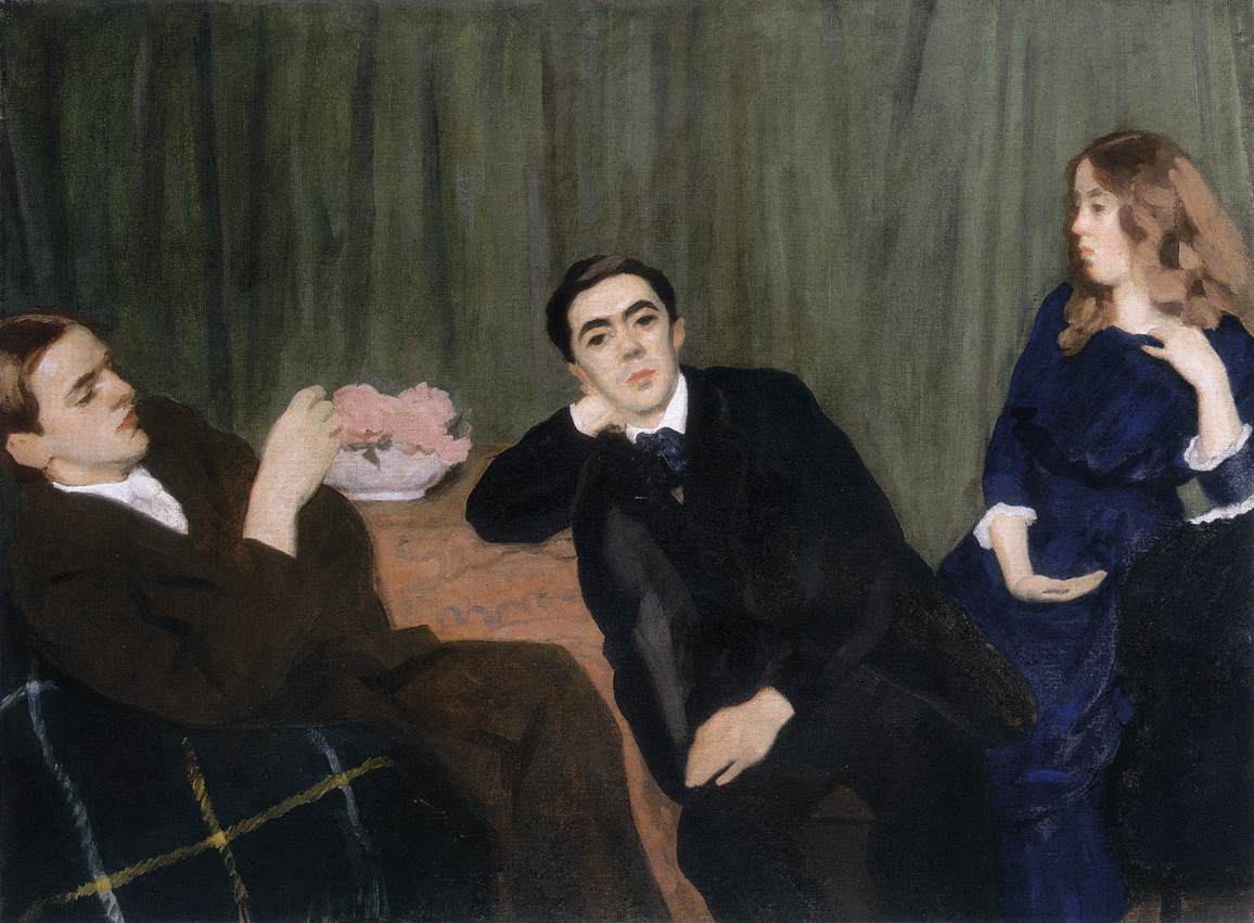 Frère et sœur — les enfants de l’artiste, Károly Ferenczy, 1911