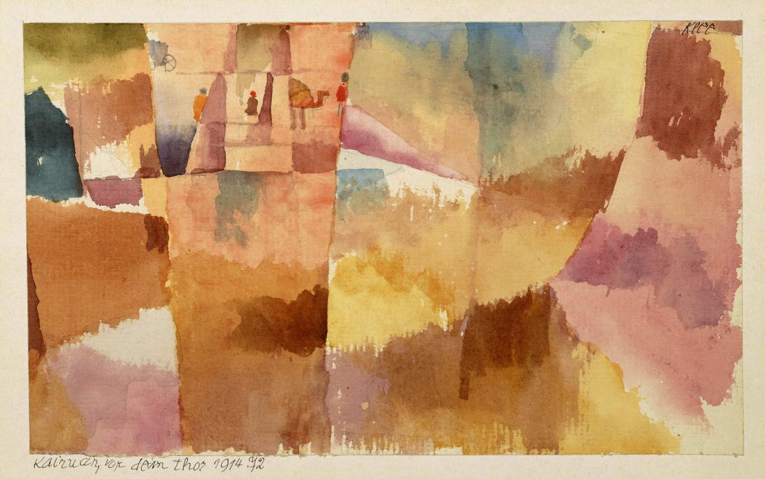 Kairouan, kapının önünde - Paul Klee