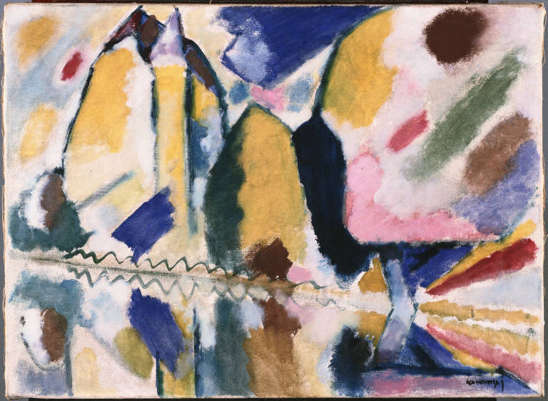 Reproduction du tableau « Automne II - Vassily Kandinsky » par Alpha Reproduction en peinture à l’huile