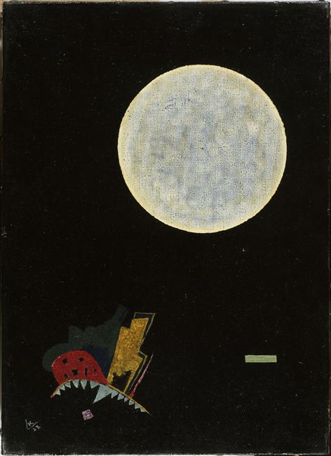 Reproduction du tableau « Un cercle (A) - Vassily Kandinsky » par Alpha Reproduction en peinture à l’huile
